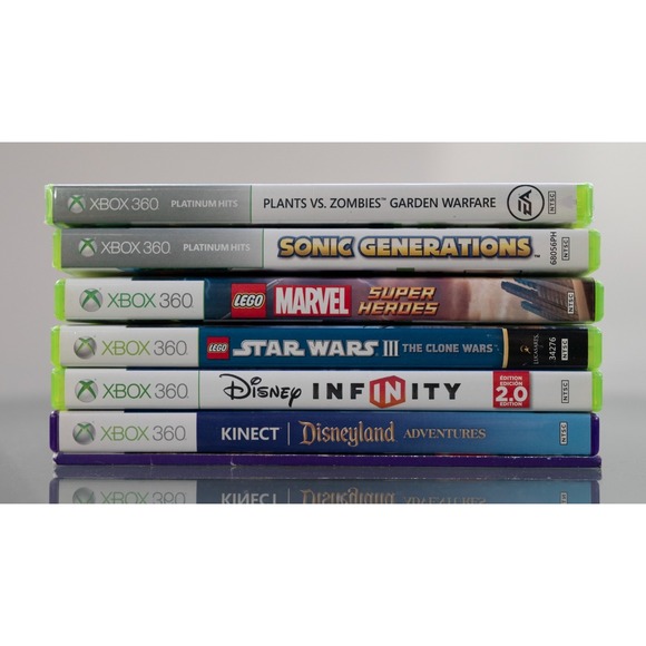 Other - Lot of 7 Xbox 360 - Sonic Generations Lego Star Wars Marvel Plants VS Zombies GW